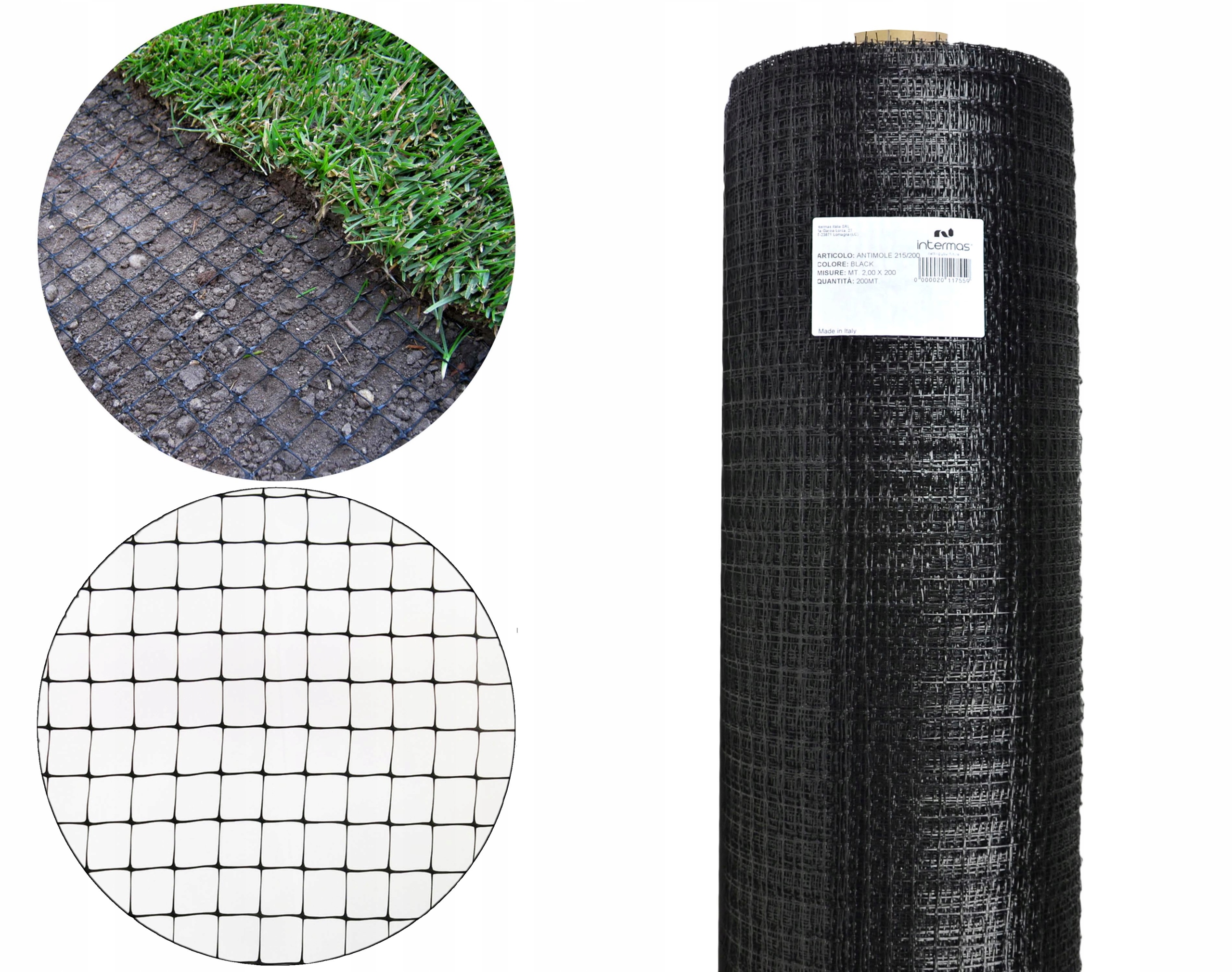 

Siatka przeciw kretom 2x500m 25g/m2 Antimole Mocna