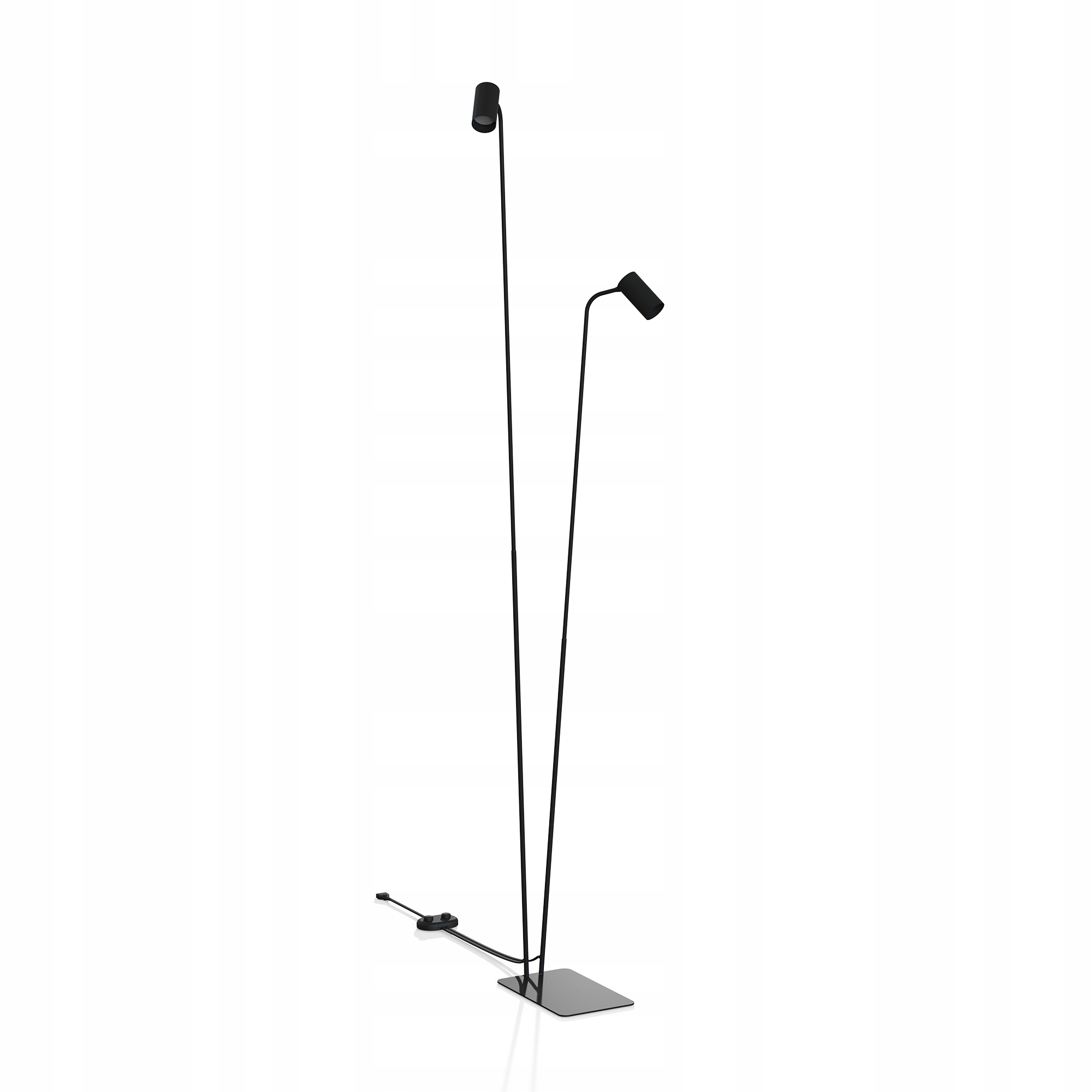 Podlahová lampa Nowodvorski Mono 2xGU10 černá obývací pokoj 212-216 cm moderní