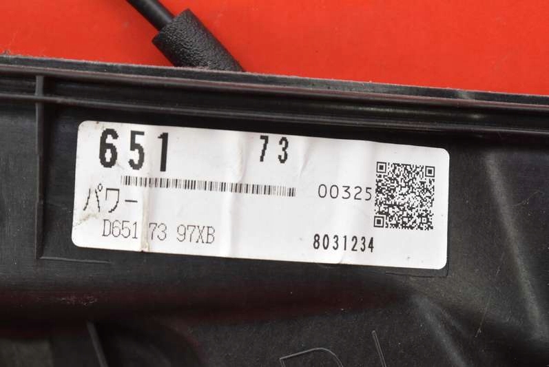window regulator left rear part D6517397XB MAZDA 2 II DE 5D 07-10