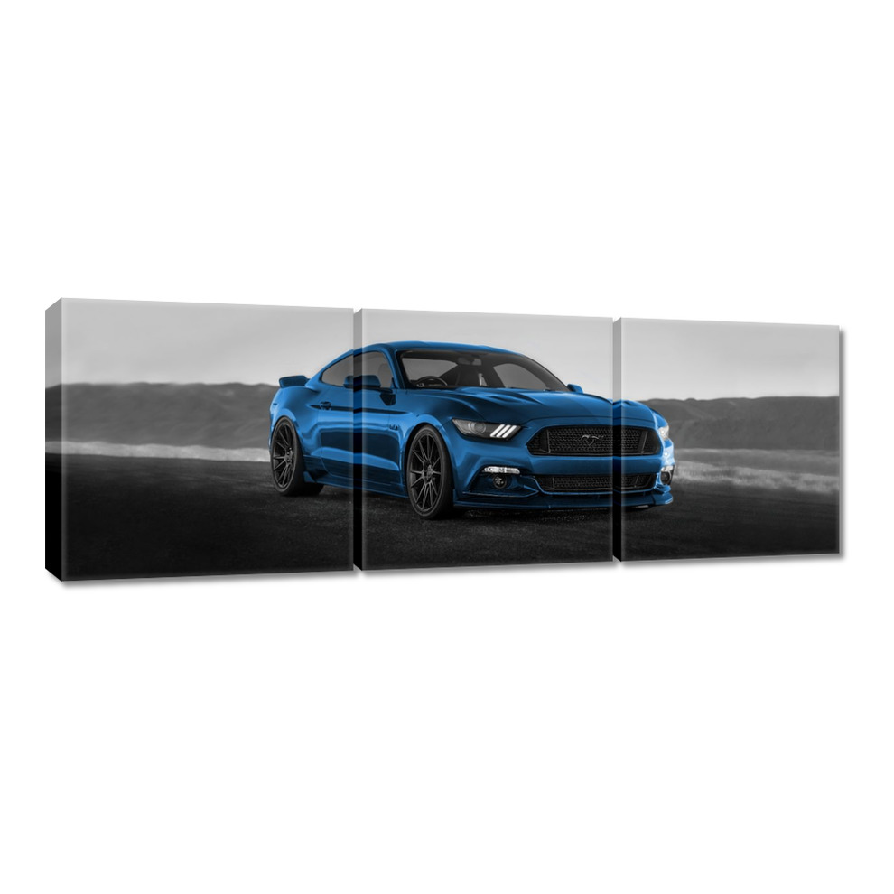 

Obrazy 150x50 Niebieski Ford Mustang