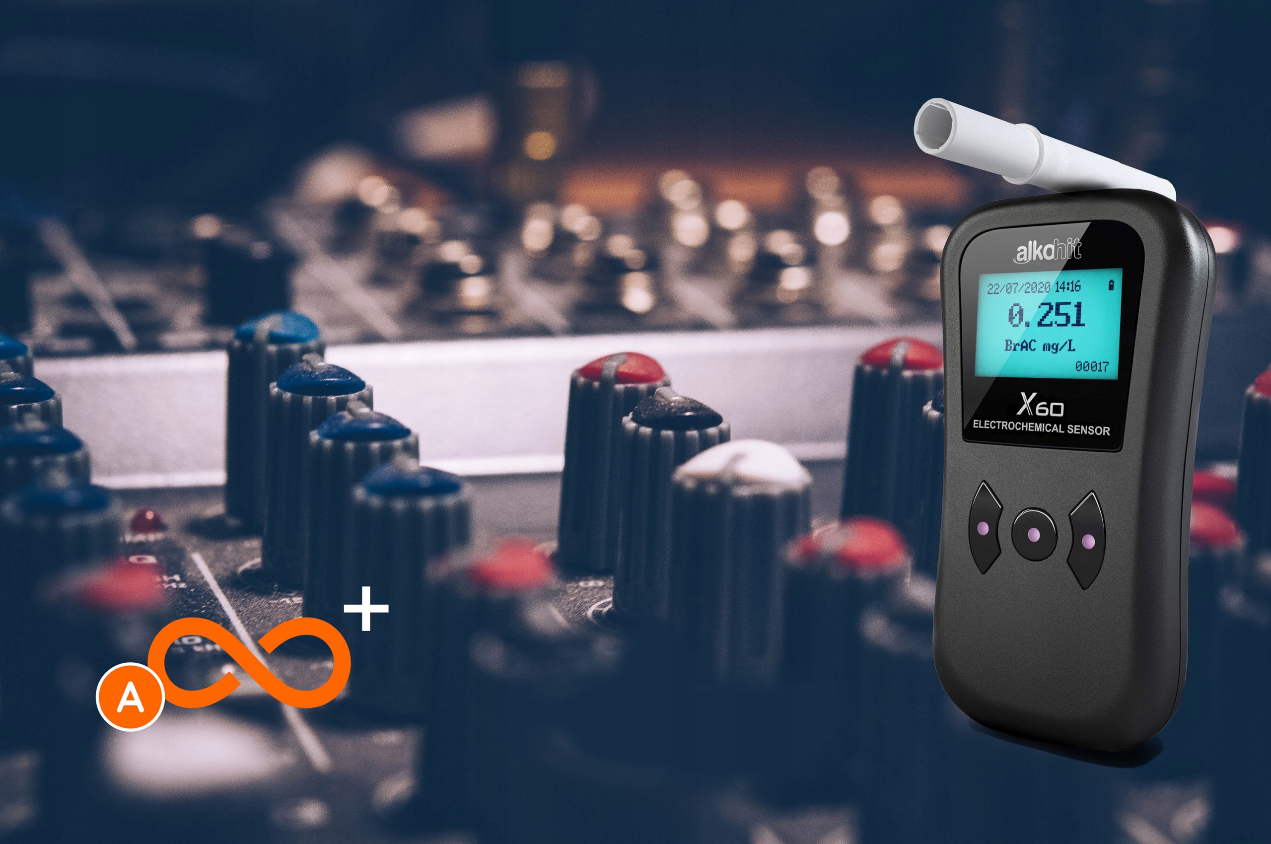 Alkomat ALKOHIT X60 Przesiewowy Profesjonalny Producent code 0044A