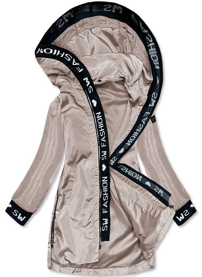 Bunda S S Kapucí B8145 Kakao S (36)