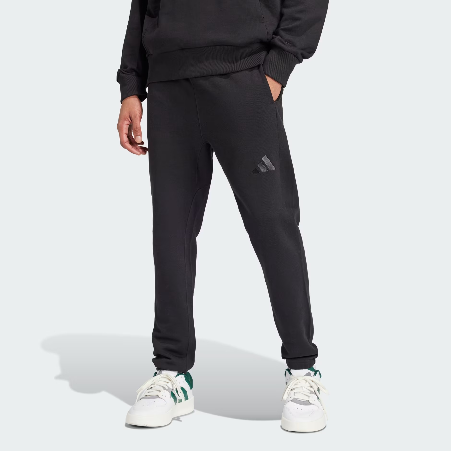 Kalhoty Adidas pánské černé sportovní bavlněné IV5216 vel. Xlt