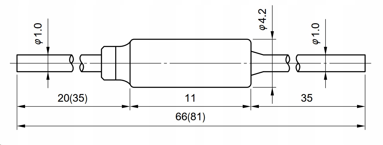 BEZPIECZNIK TERMICZNY NEC 10A 250V 99*C - 2SZTUKI Producent NEC