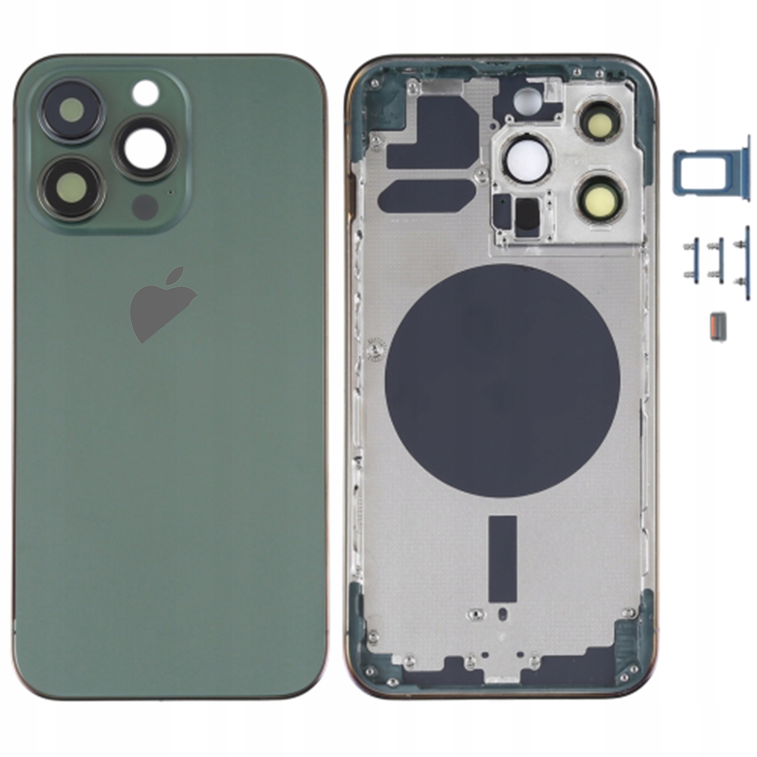 Zadní panel pro Apple iPhone 13 Pro Max, zelený korpus