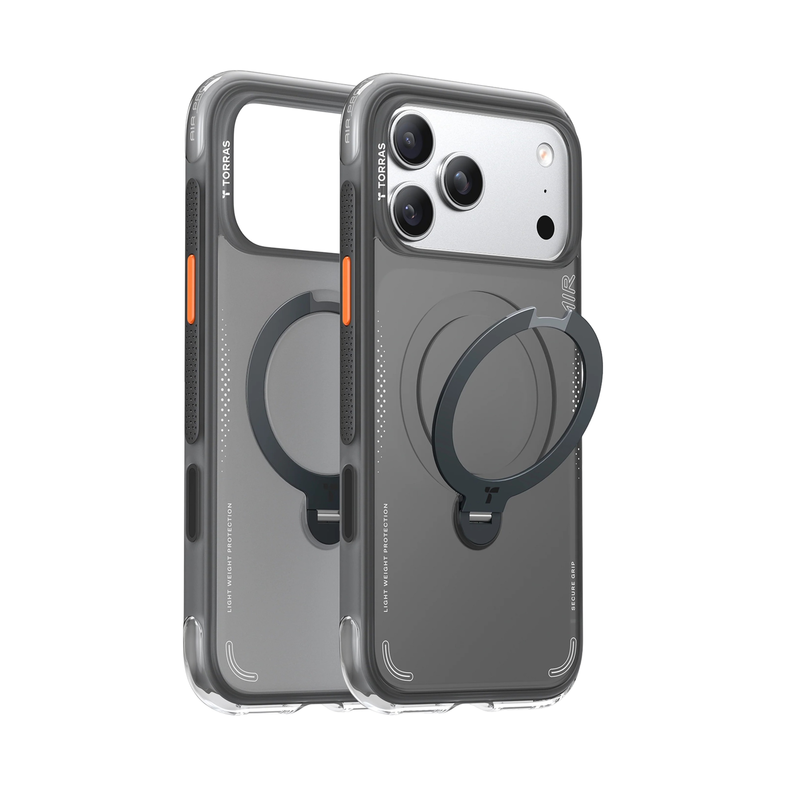 Pouzdro pro iPhone 17 Pro Max Torras Ostand Q3 Air – MagSafe s podstavcem