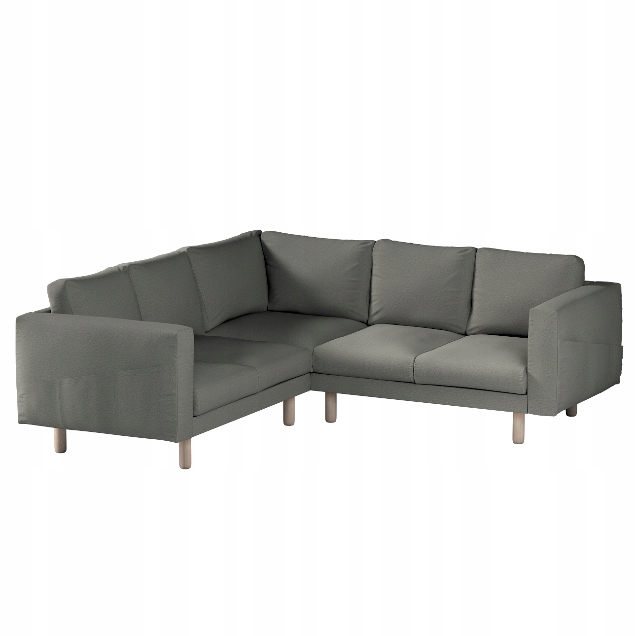 Dekoria potah na rohovou pohovku Norsborg pro 4 osoby Ikea šedý
