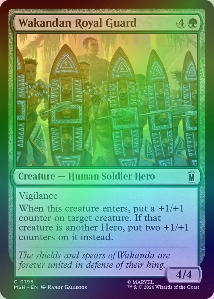 [mtg] Wakandan Royal Guard (msh) *foil*