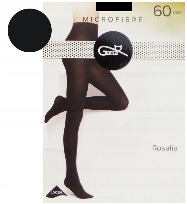 

Gatta Rosalia 60den rajstopy microfibra nero 3
