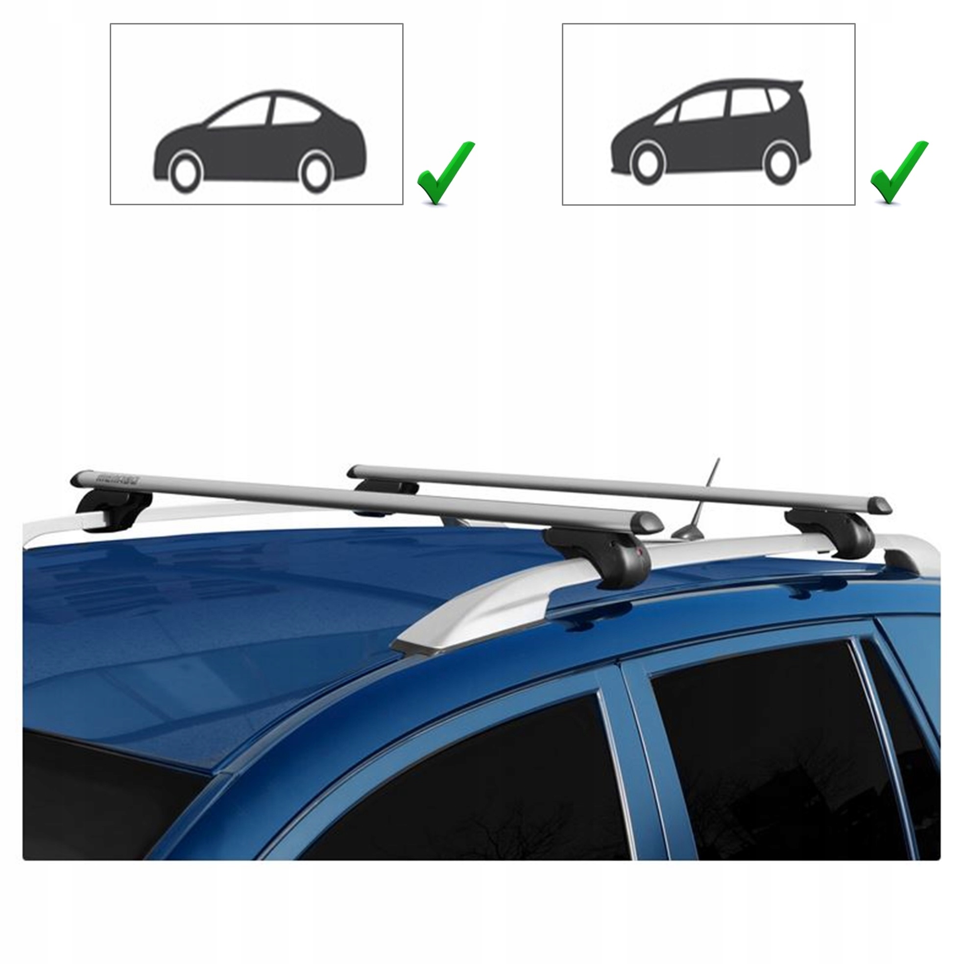 BAGAZNIK ROWEROWY NA DACH RELINGI KOMPLET MENABO Producent Menabo