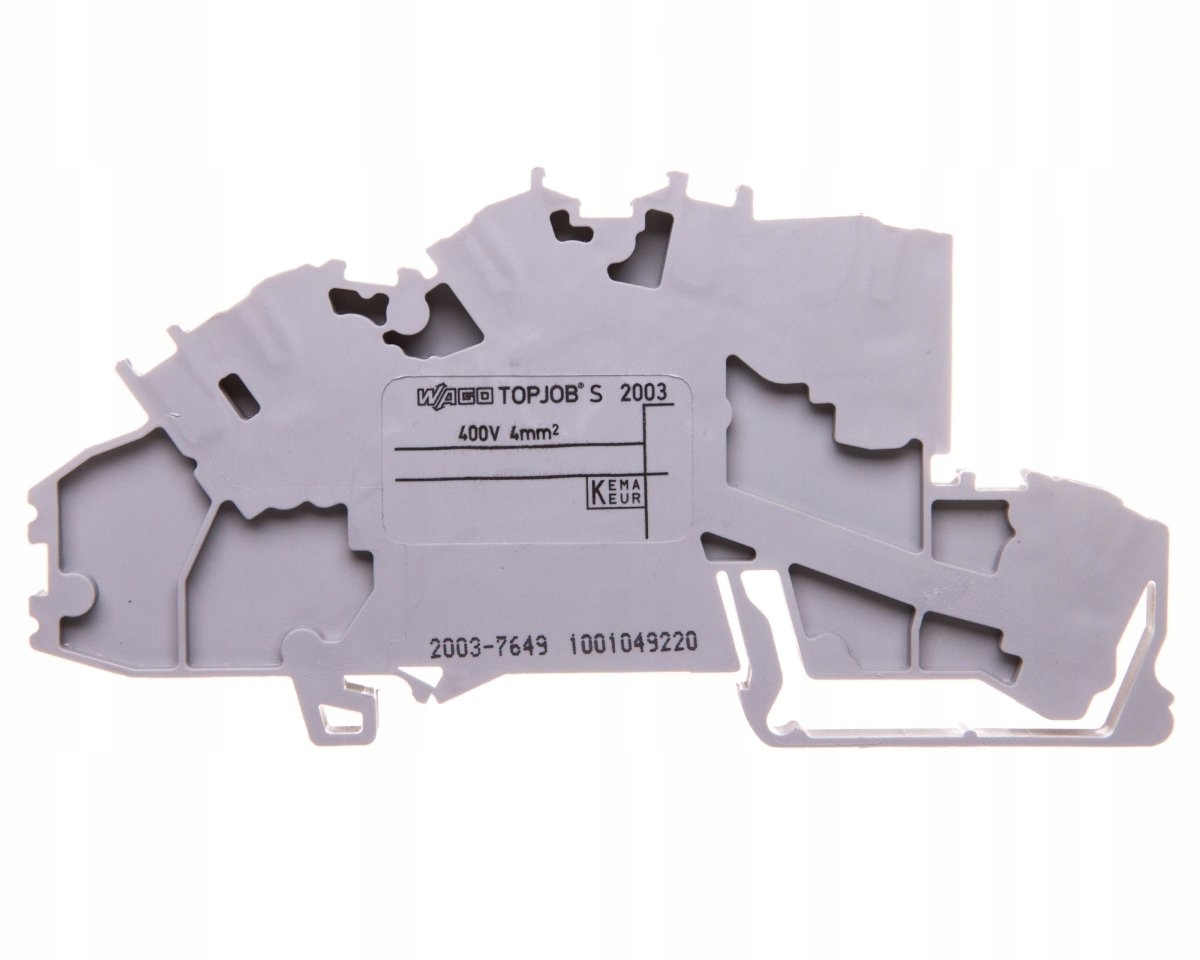 

Złączka szynowa 2-pietrowa 2,5mm2 N/l 2003-7649