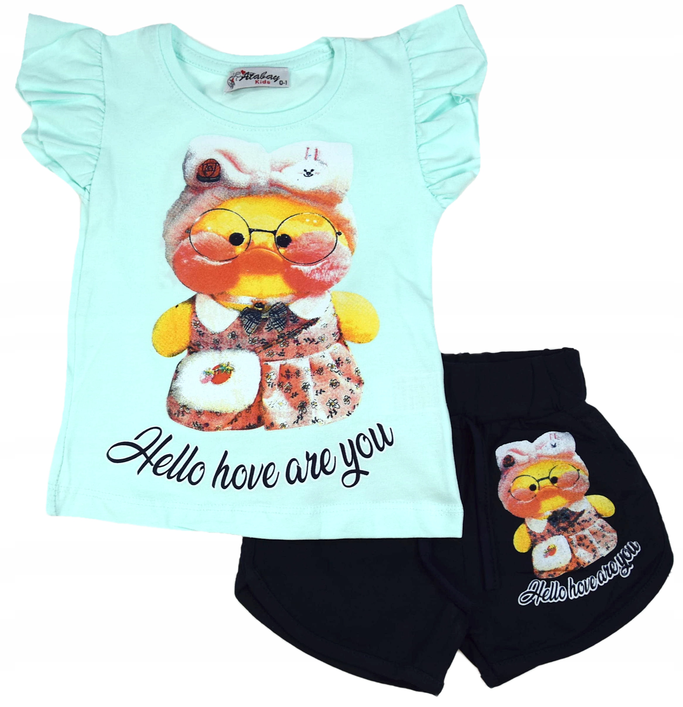 

Komplet Dla Dziewczynki Kaczuszka Turkus 116/122