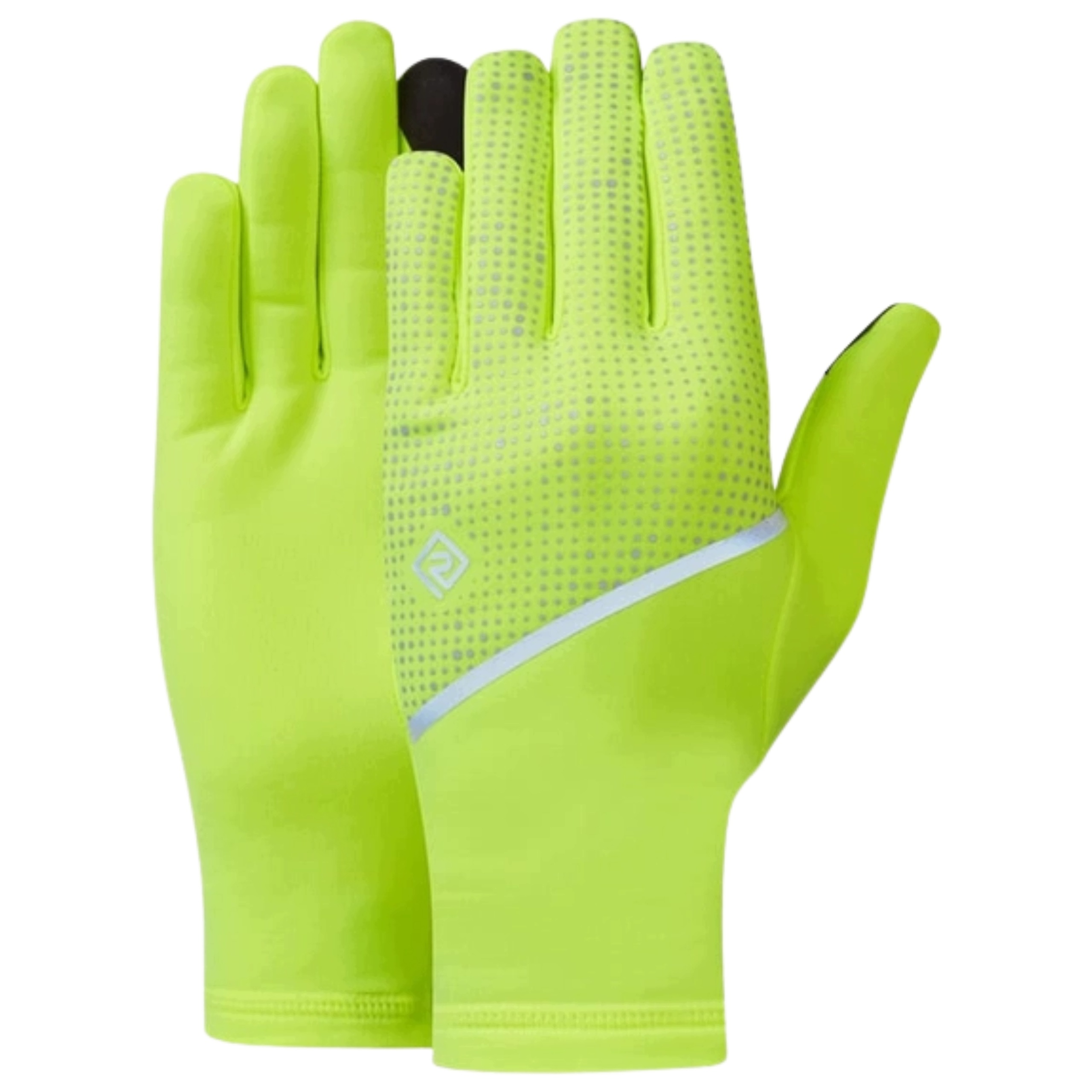 Rękawiczki do Biegania Ronhill Odblaskowe Reflect Glove Zielone Żółte Roz M
