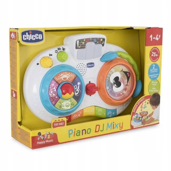 Chicco PIANINO DJ SCRATCHY Twórz i miksuj muzykę Marka Chicco