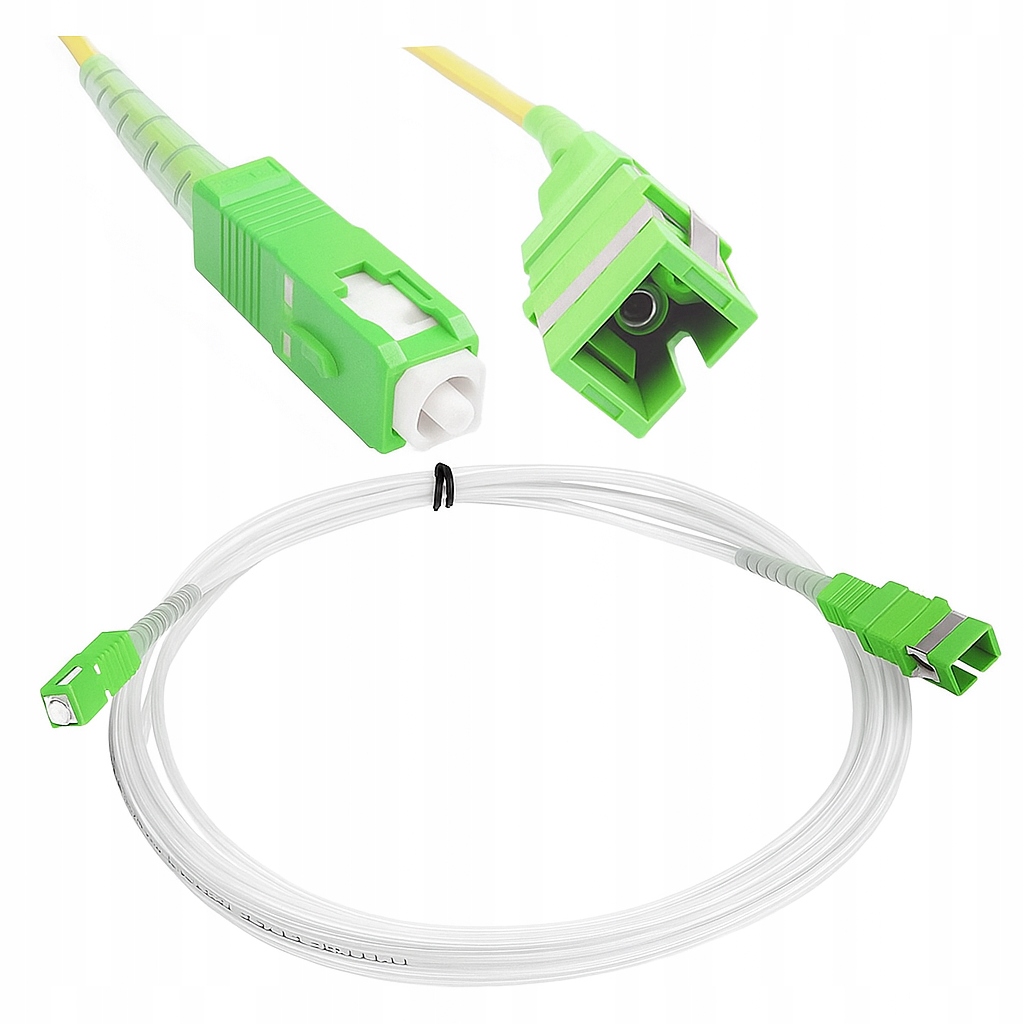 PRZEDŁUŻACZ PATCHCORD światłowodu kabel światłowodowy PC-SC-APC/SC-APC 30m