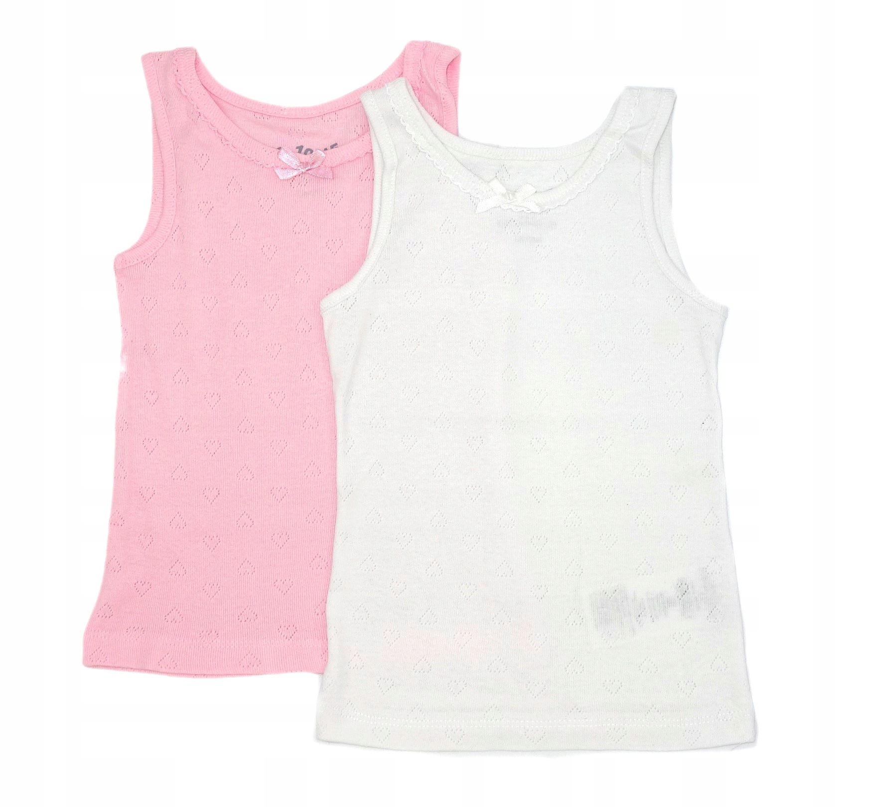 

2PACK Koszulka Dziewczęca Ramiączka ażur 158/164