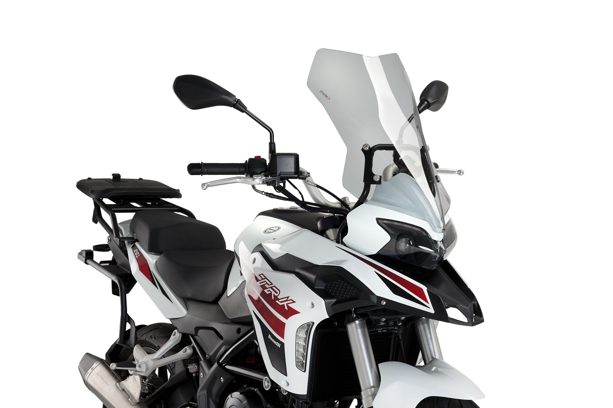 Turistické sklo Puig pre Benelli Trk 251 21-25 Mierne zatemnené (h)