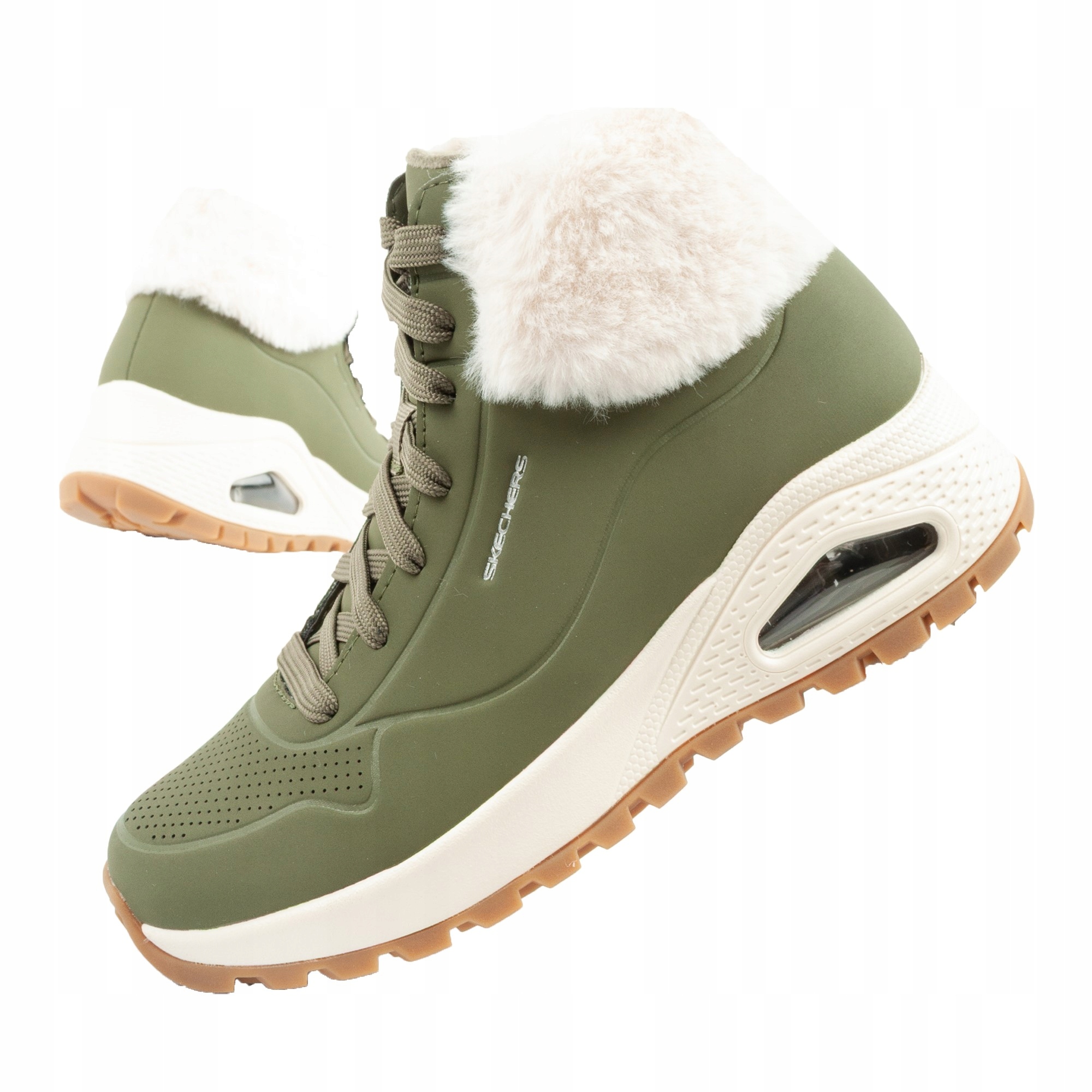 Dámské sportovní kotníkové boty Skechers Uno Rugged, vel. 37, zateplené, zimní