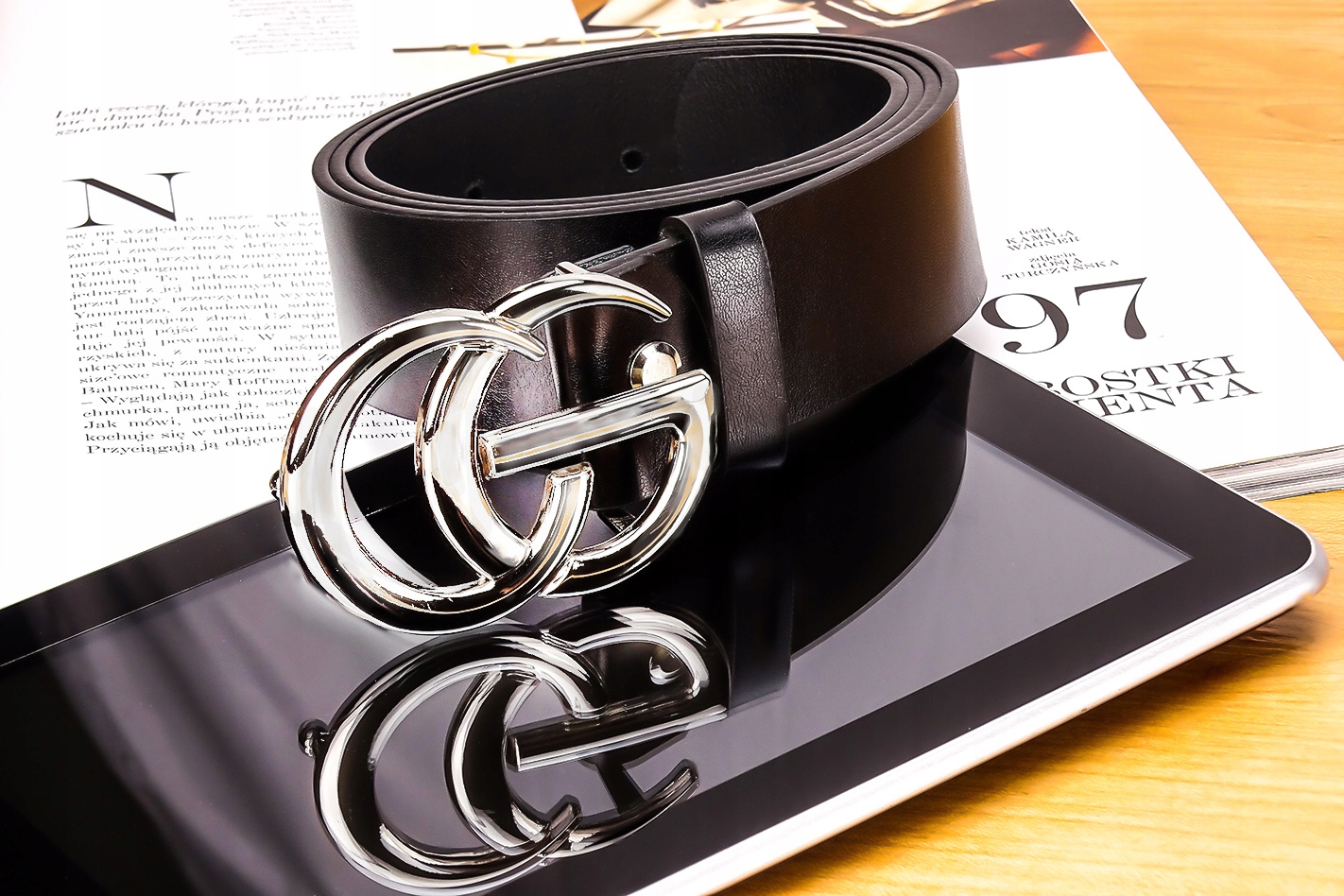 Damski Pasek Do Spodni Jeans Gracio Modna Klamra Marka Gracio