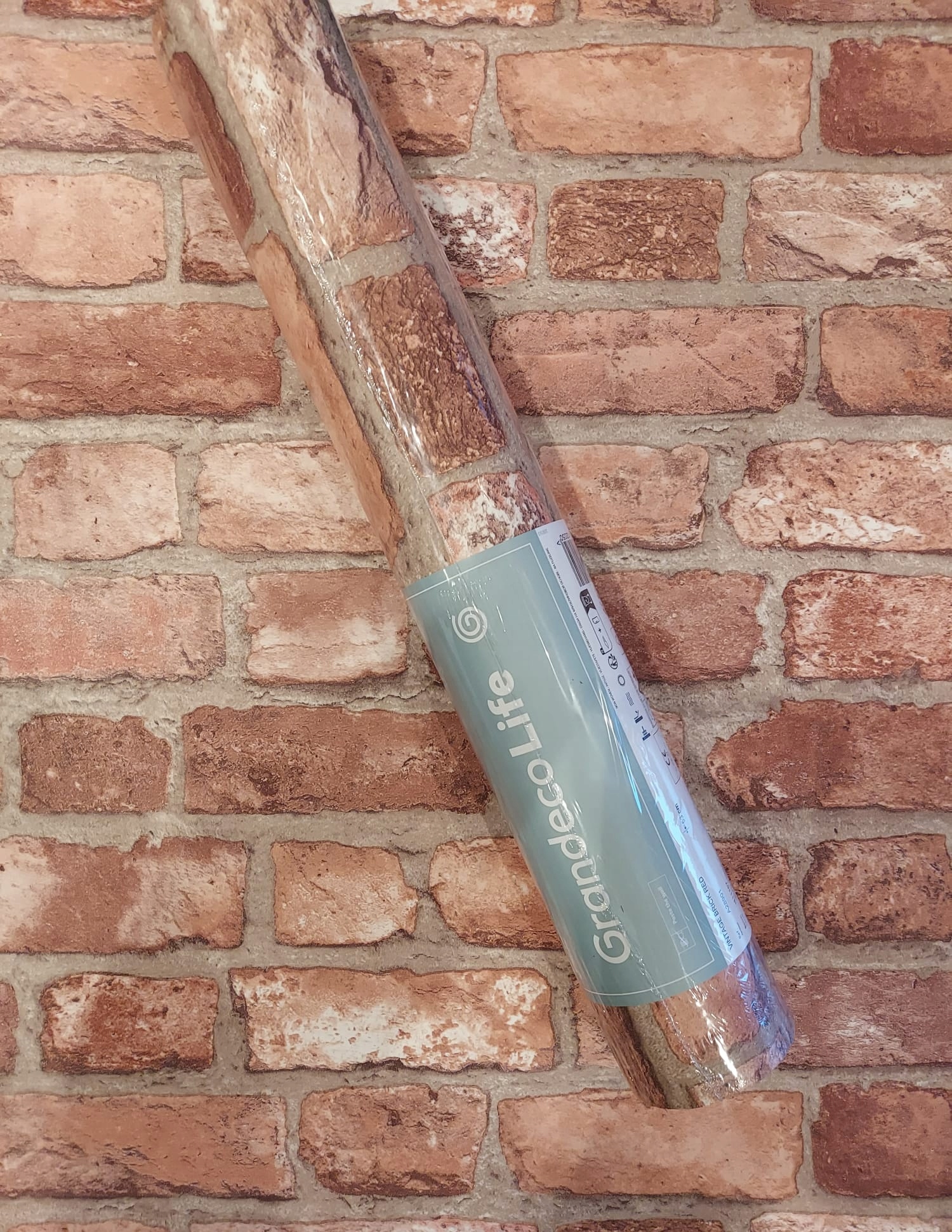 

Tapeta A28901 Stary Mur Czerwona Cegła 3D