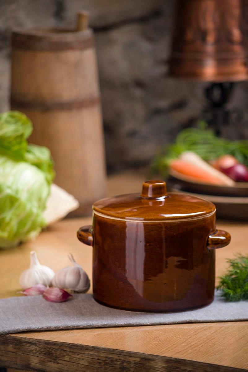 BECZKA GARNEK KISZENIA OGÓRKÓW SMALEC KRYSTYNKA 2 Kolor brązowy