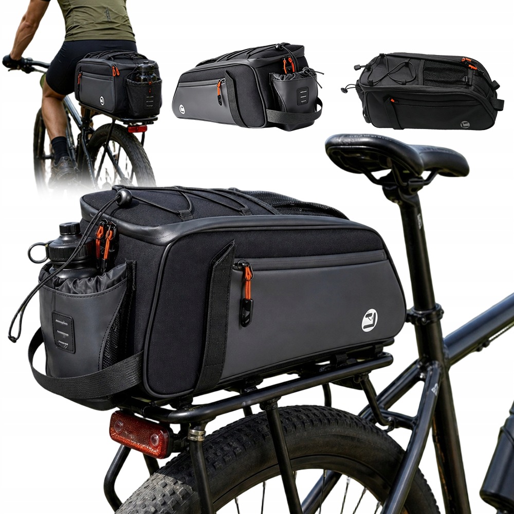 Torba Na Bagażnik 8L Torba Sakwa Rowerowa Tylny Mocny Lekki Do Bikepackingu