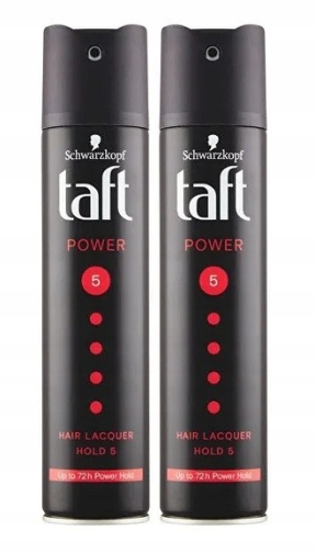 2 x Lakier do włosów bardzo mocny Taft Power 250 ml