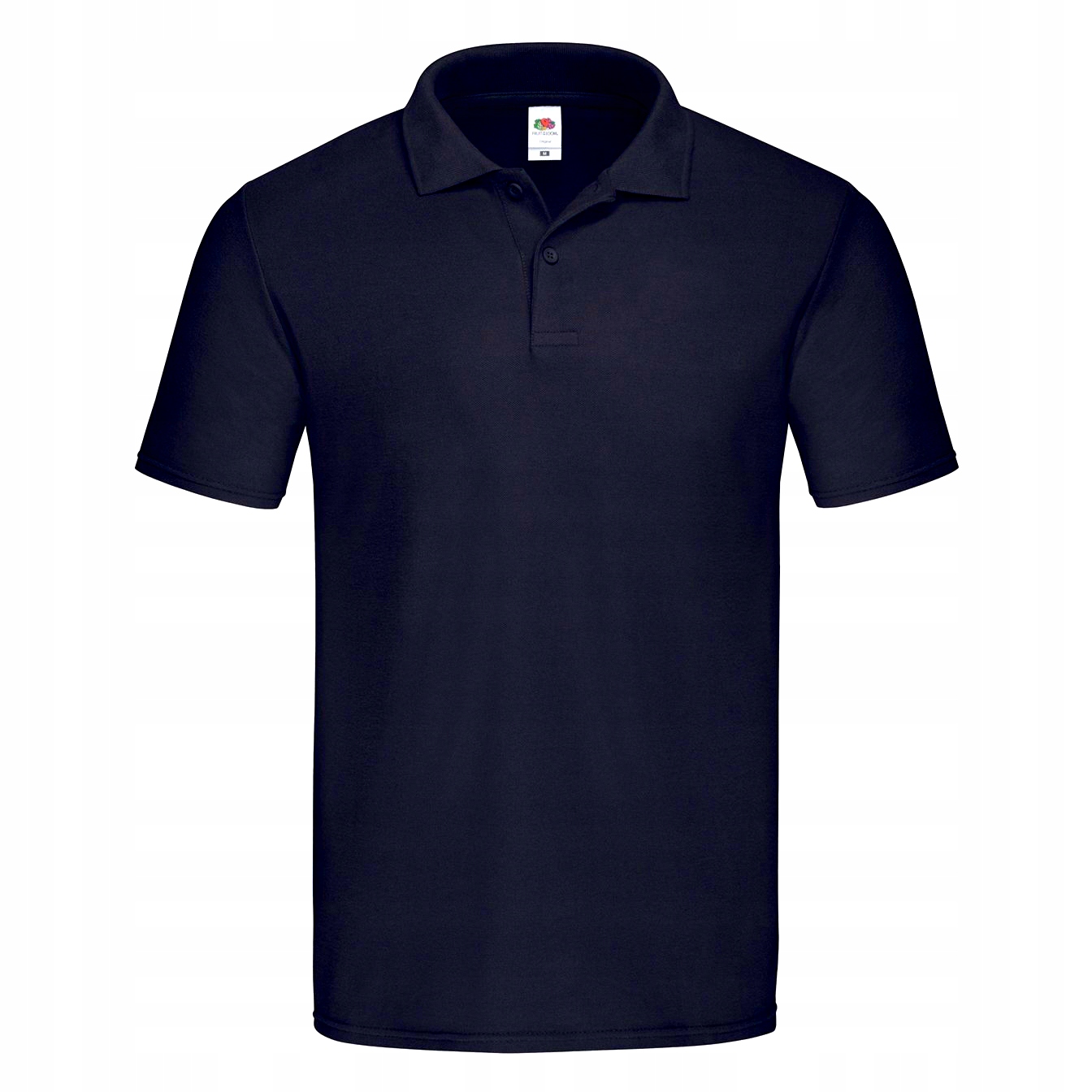 KOSZULKA Polo ORIGINAL Fruit of The Loom navy XXL Wzór dominujący bez wzoru