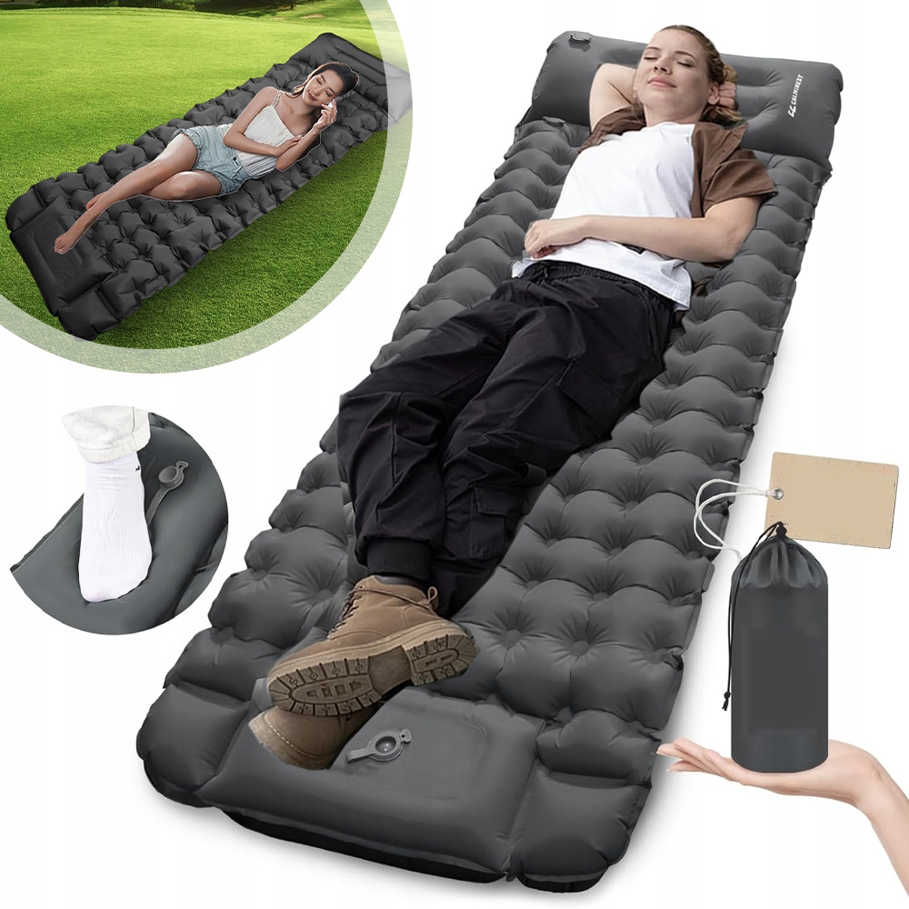 Samonafukovací Podložka Nafukovací Voděodolná Pro Kempování A Cestování 200 X 70 CM