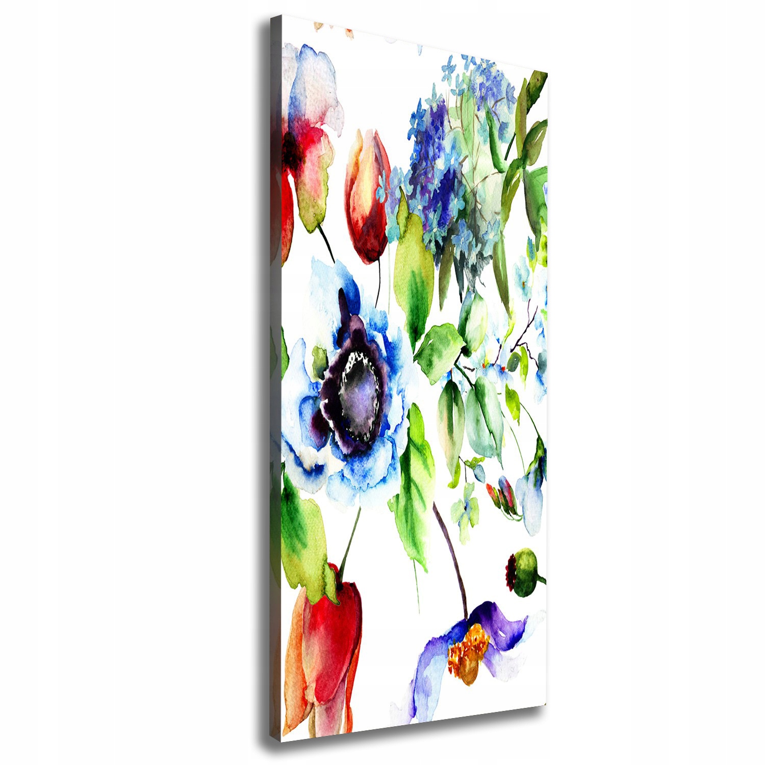 

Foto obraz canvas do salonu Polne kwiaty 50x125