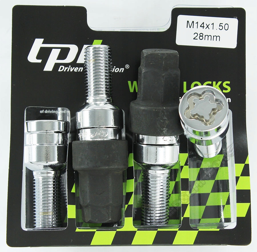 TPI SRUBY ZABEZPIECZAJACE 14x1 5x28 VW Golf Passat Producent code SN0258