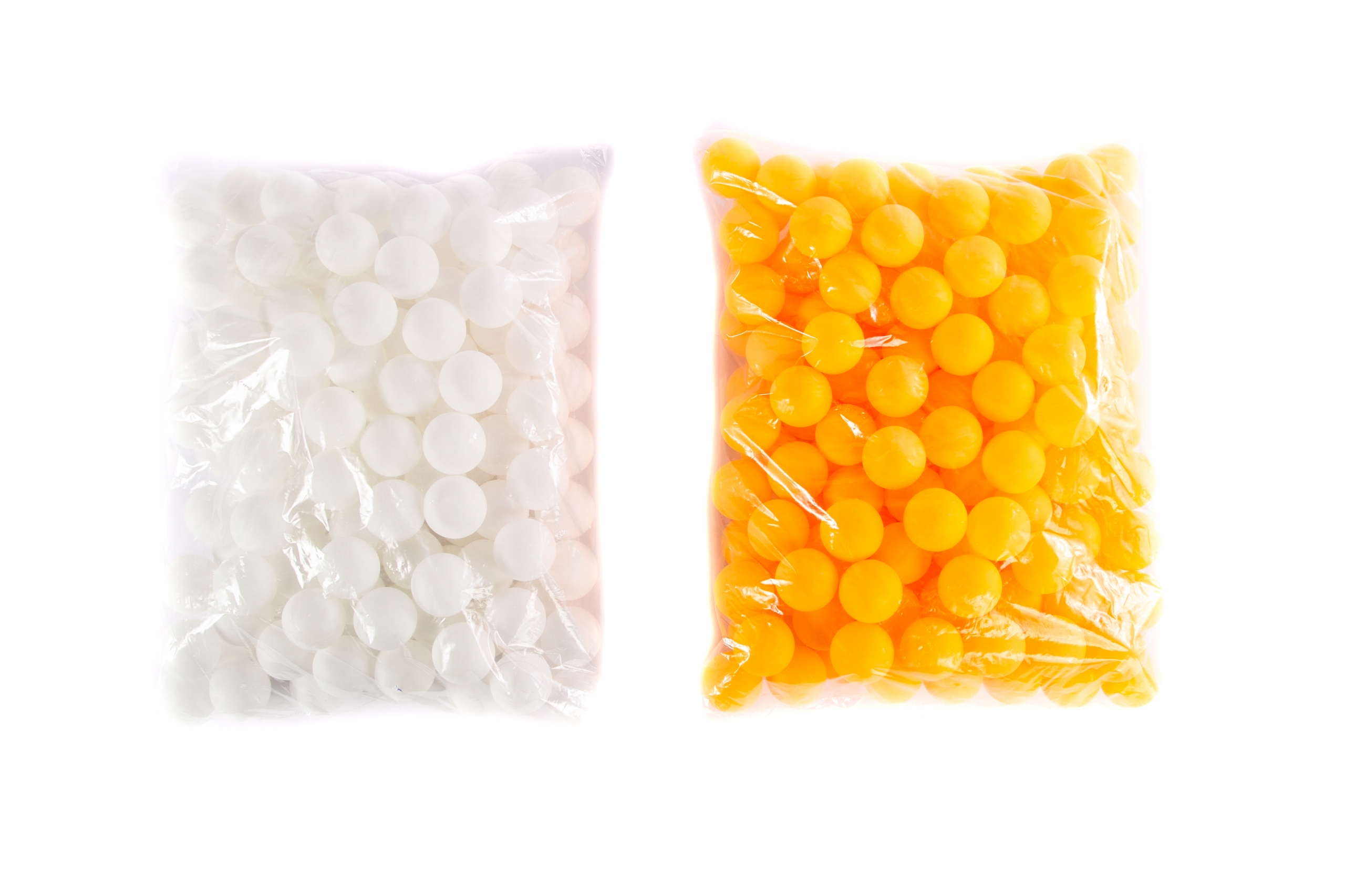 150 PIŁECZEK PING-PONG 40MM BIAŁE/POMARAŃCZOWE TENIS STOŁOWY Model PIŁECZKI DO PING PONGA