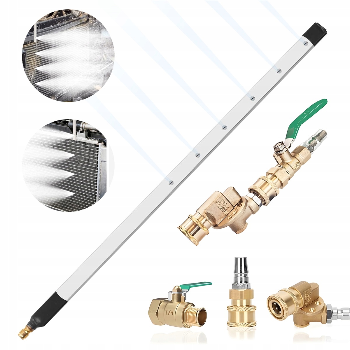 Pneumatická Čisticí Hůlka 4500 Psi S Otočným Konektorem Pro Zařízení