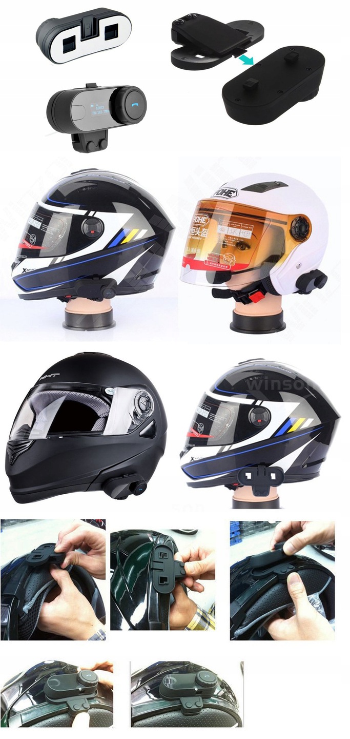 INTERKOM MOTOCYKLOWY BLUETOOTH T-COM VB V3 PRO mówi do nas po POLSKU Typ mikrofonu hybrydowy integralny