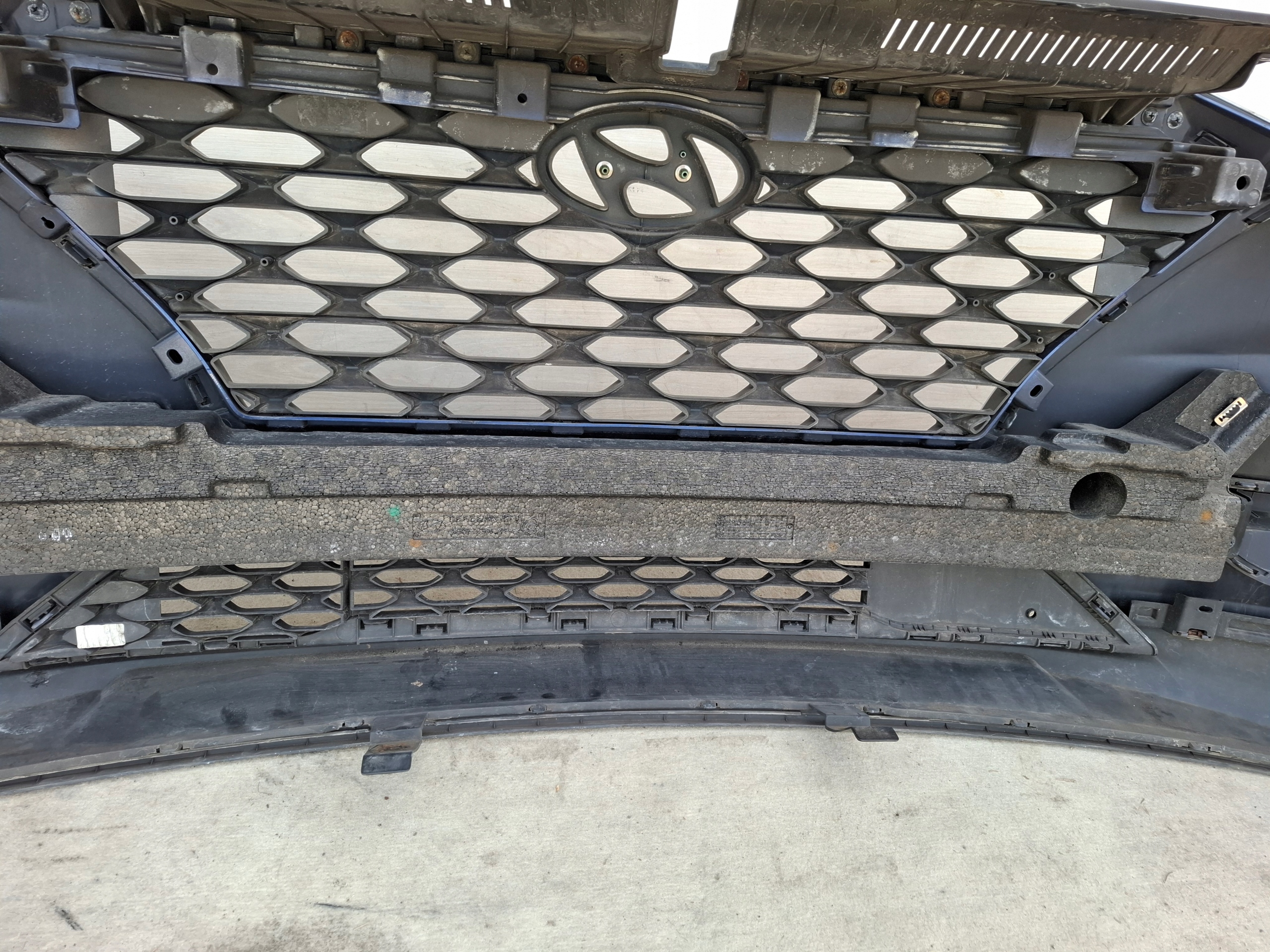 Hyundai Tucson III 3 LIFT 18r bumper front front blue U2U