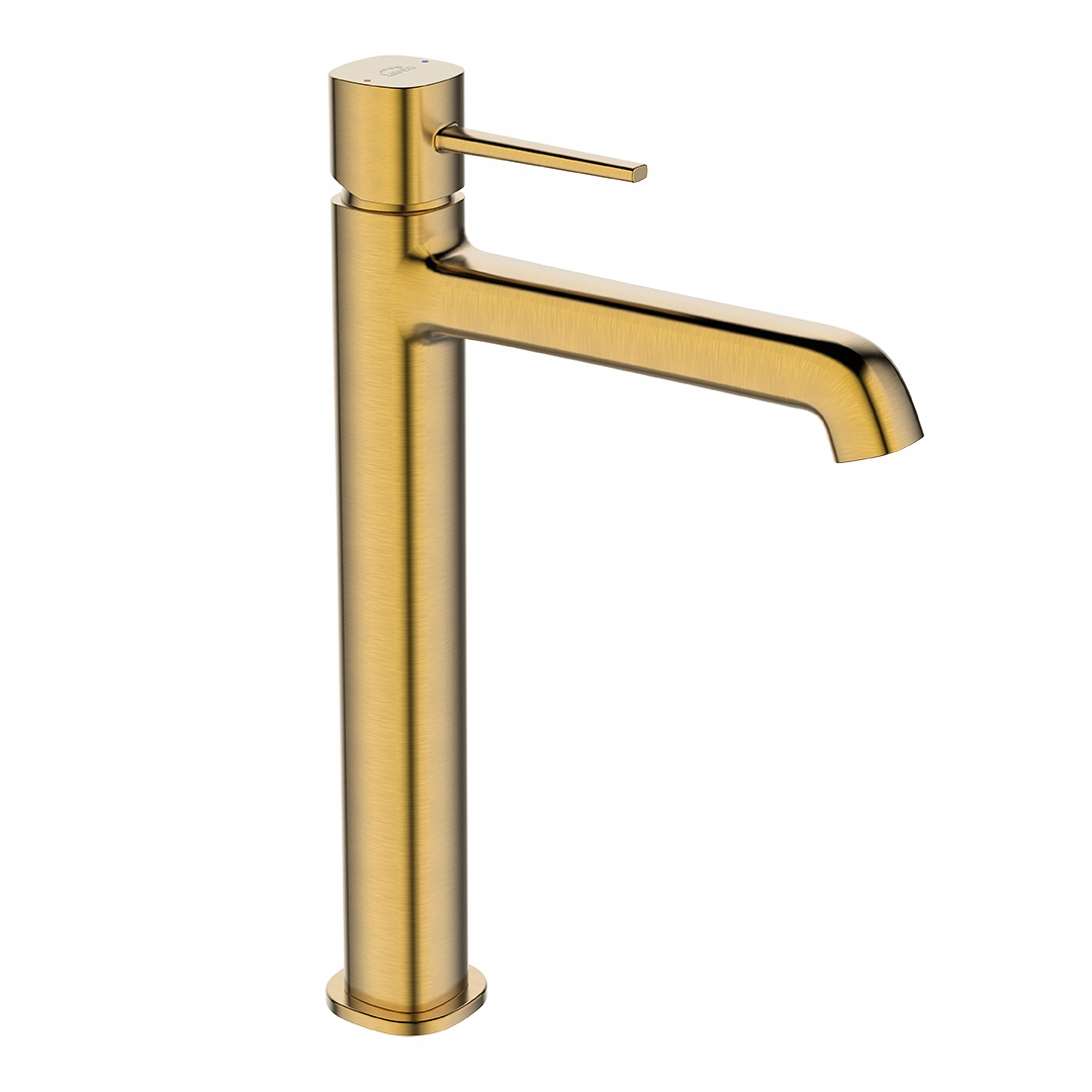 Laveo Pole Umývadlová batéria Zlato Kartáčovaná, Jednopáková, 297 mm