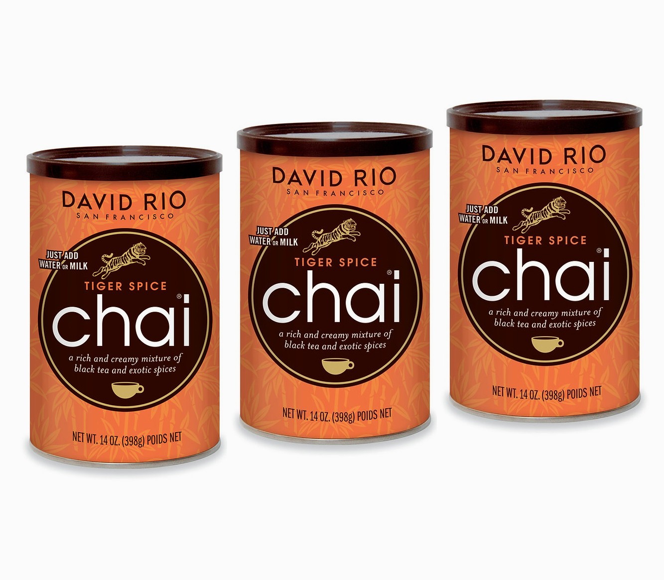 David Rio Tiger Spice Chai Herbata instant w proszku 398g 3 opakowania