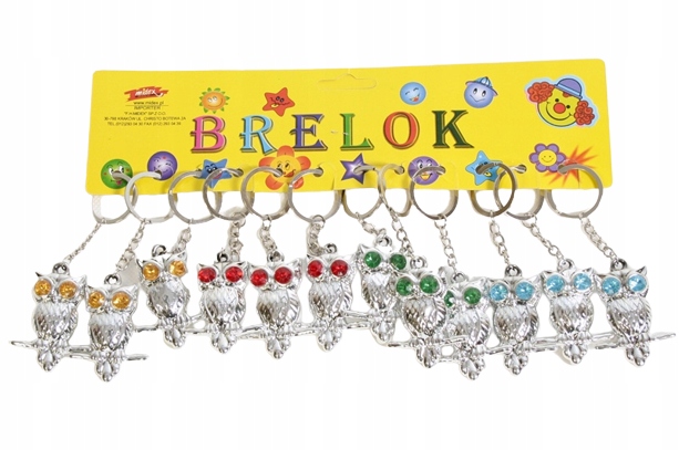 

Srebrna Sowa Zawieszka Brelok Do Kluczy 12SZT