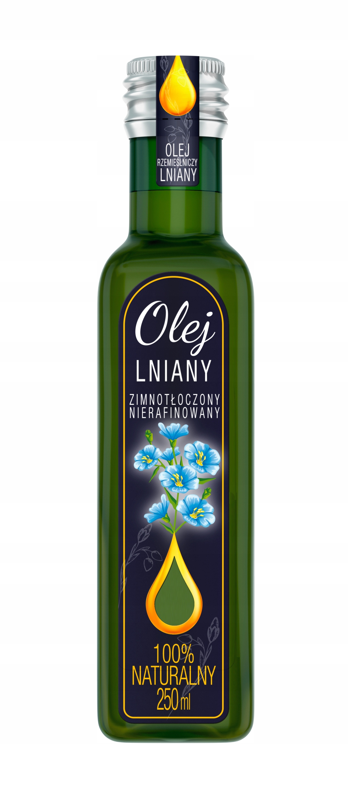 

Olej Lniany Etykieta 250ml, naklejka 8 szt