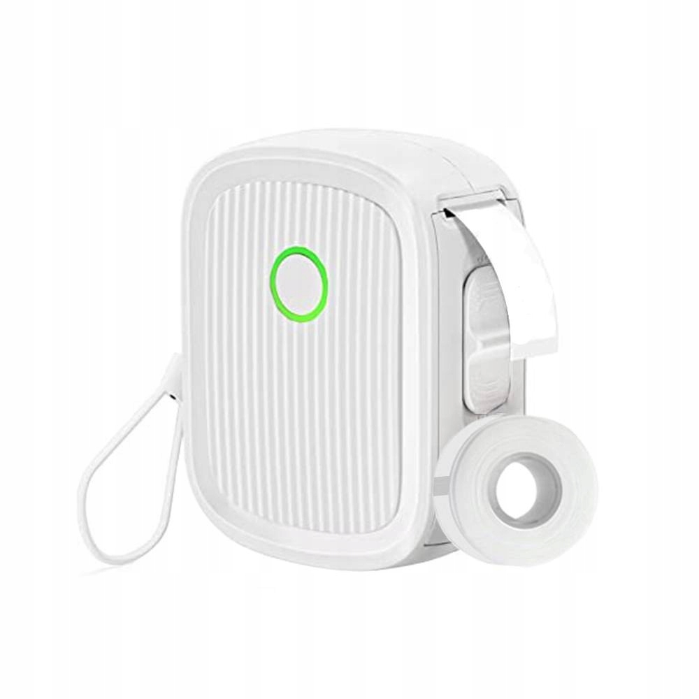 Drukarka Etykiet Bluetooth Termiczna Samoprzylepnych Ze App Biały