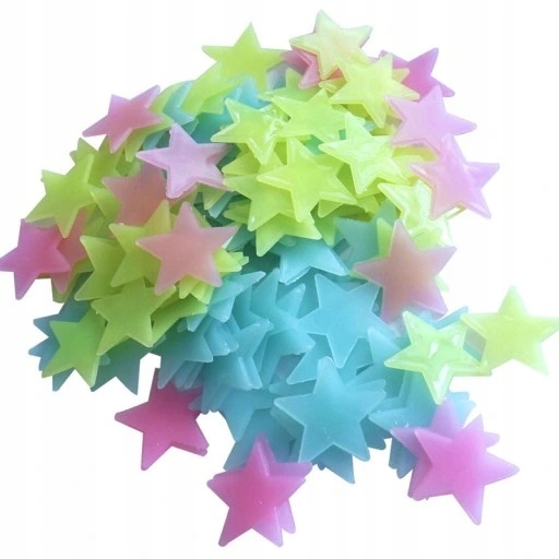 100шт Наклейки на стену Звезды дневного света