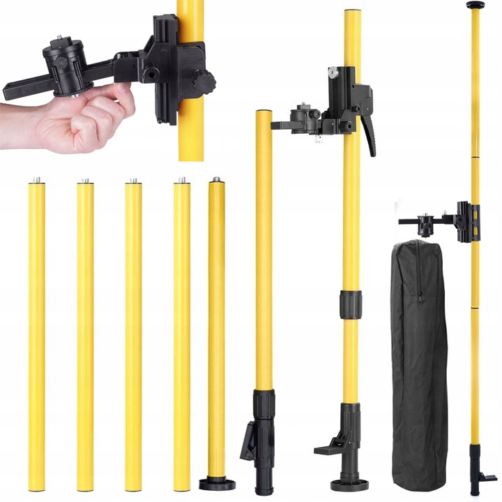 Rozpěrná Tyč Pro Laserovou Vodováhu Křížový Laserový Stativ 4,2 M 420 CM