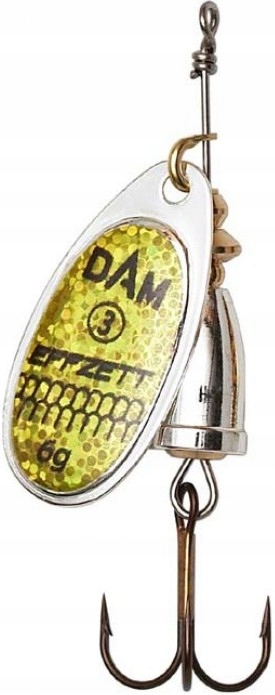 Obrotówka Dam Effzett Executor Spinner rozm. 4-8g Reflex Gold na Szczupaka