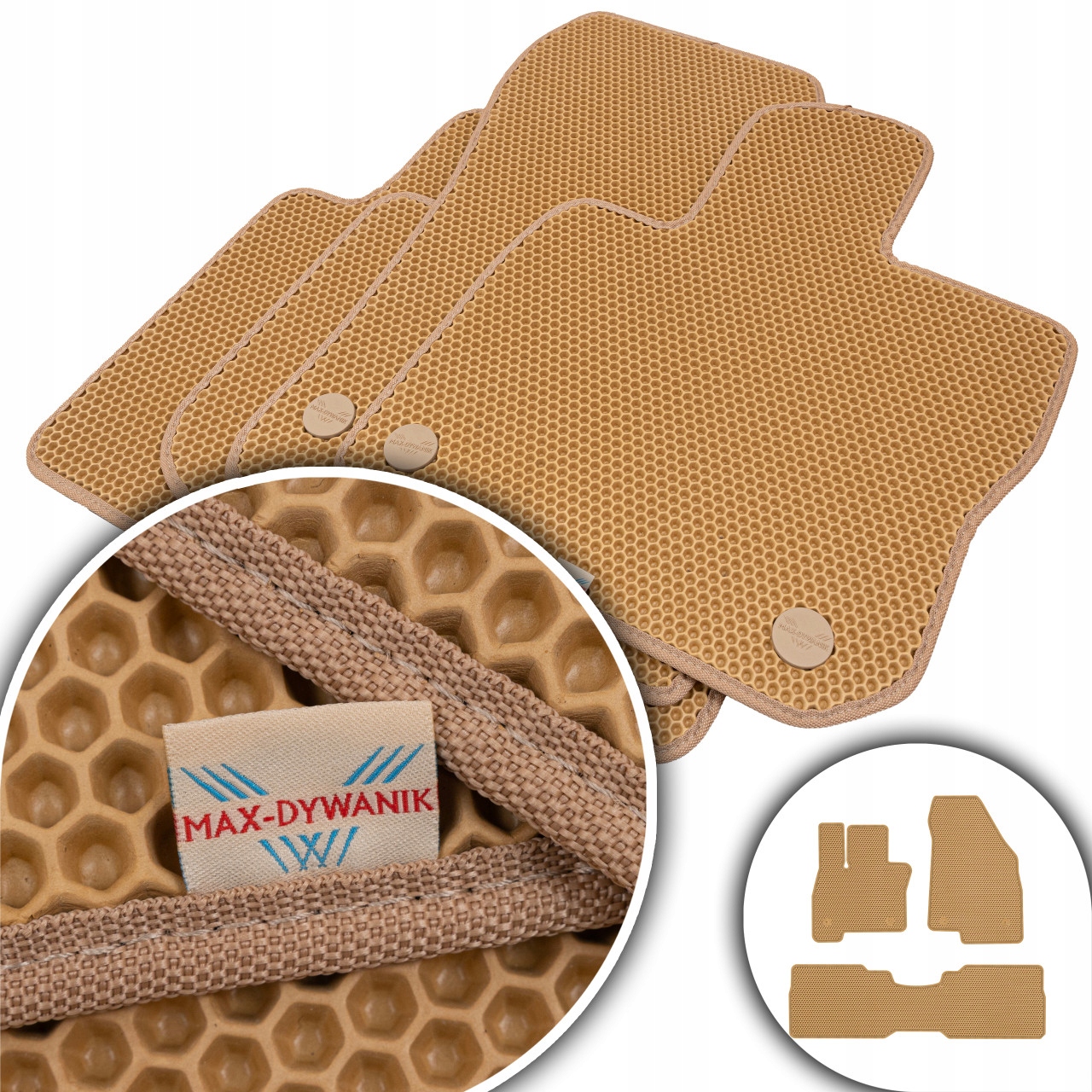 Jaecoo 7/J7 Suv Phev 2023 Koberce Eva Eternity Béžové Honey