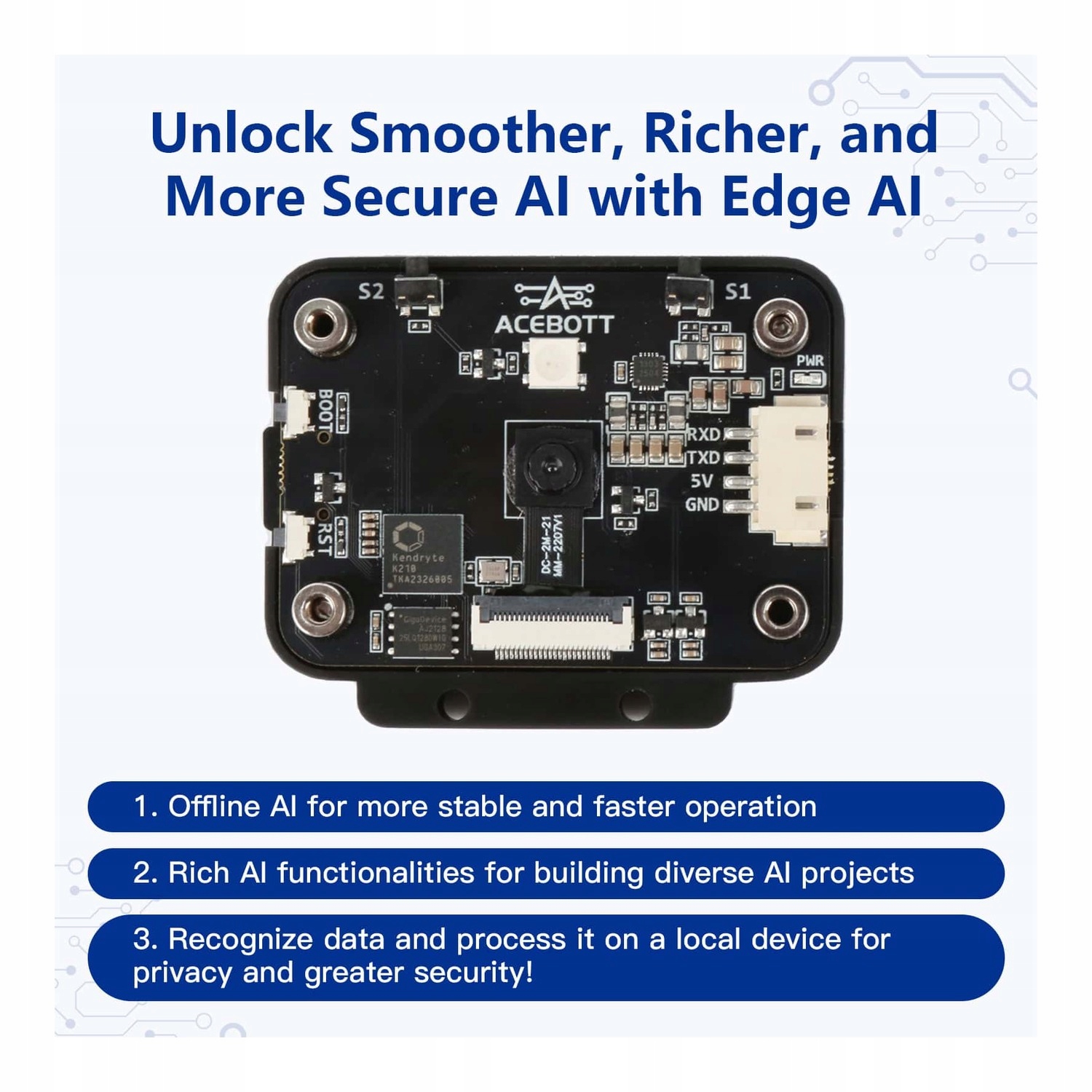 Acebott QD003 Vizuální modul Ai K210 Rozšíření pro QD001