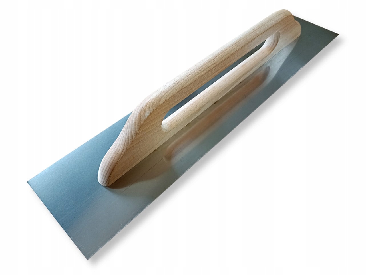 

Paca Nierdzewna Gładka 580 MM Uchwyt Drewniany