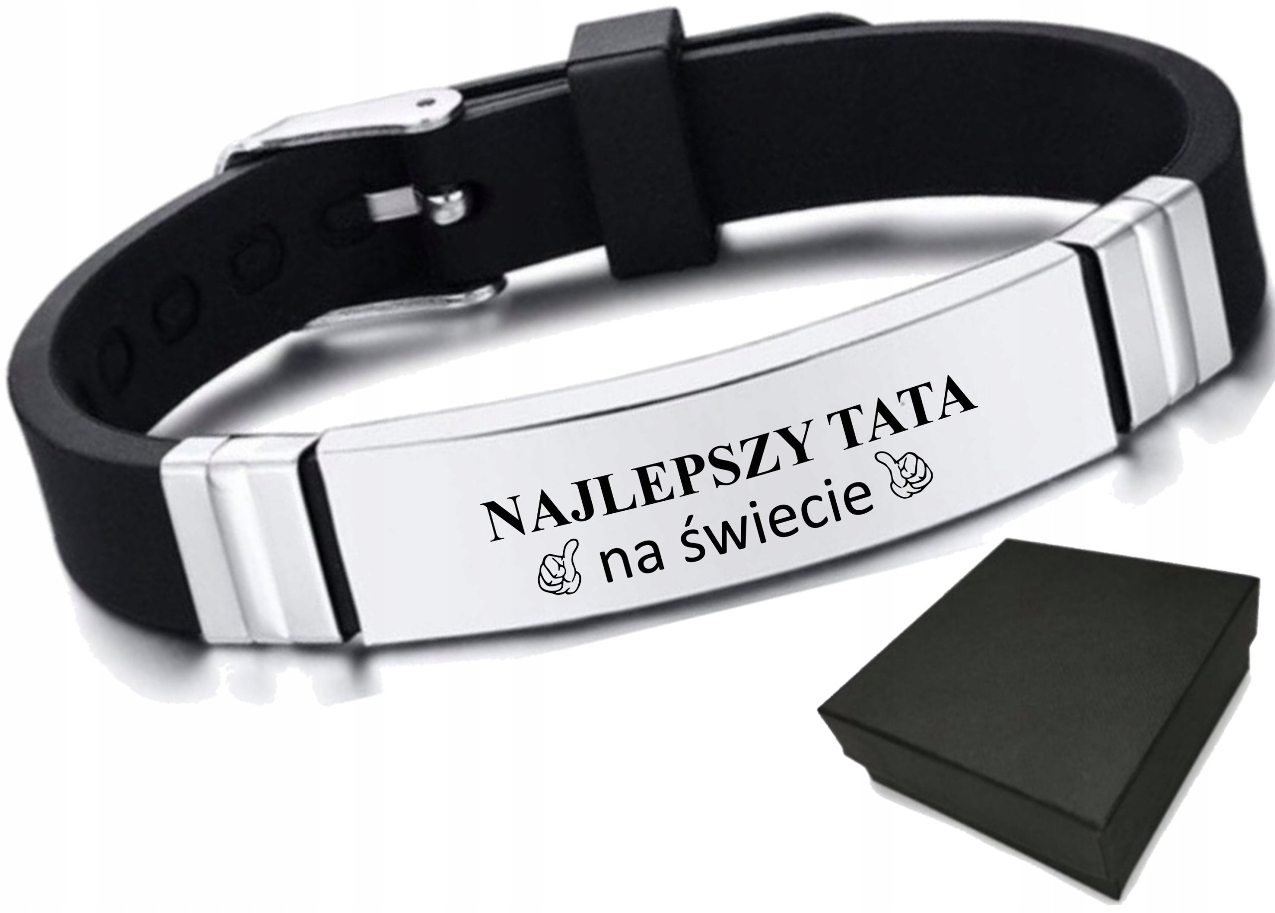 

Bransoletka Męska z grawerem dla Taty Dzień Ojca