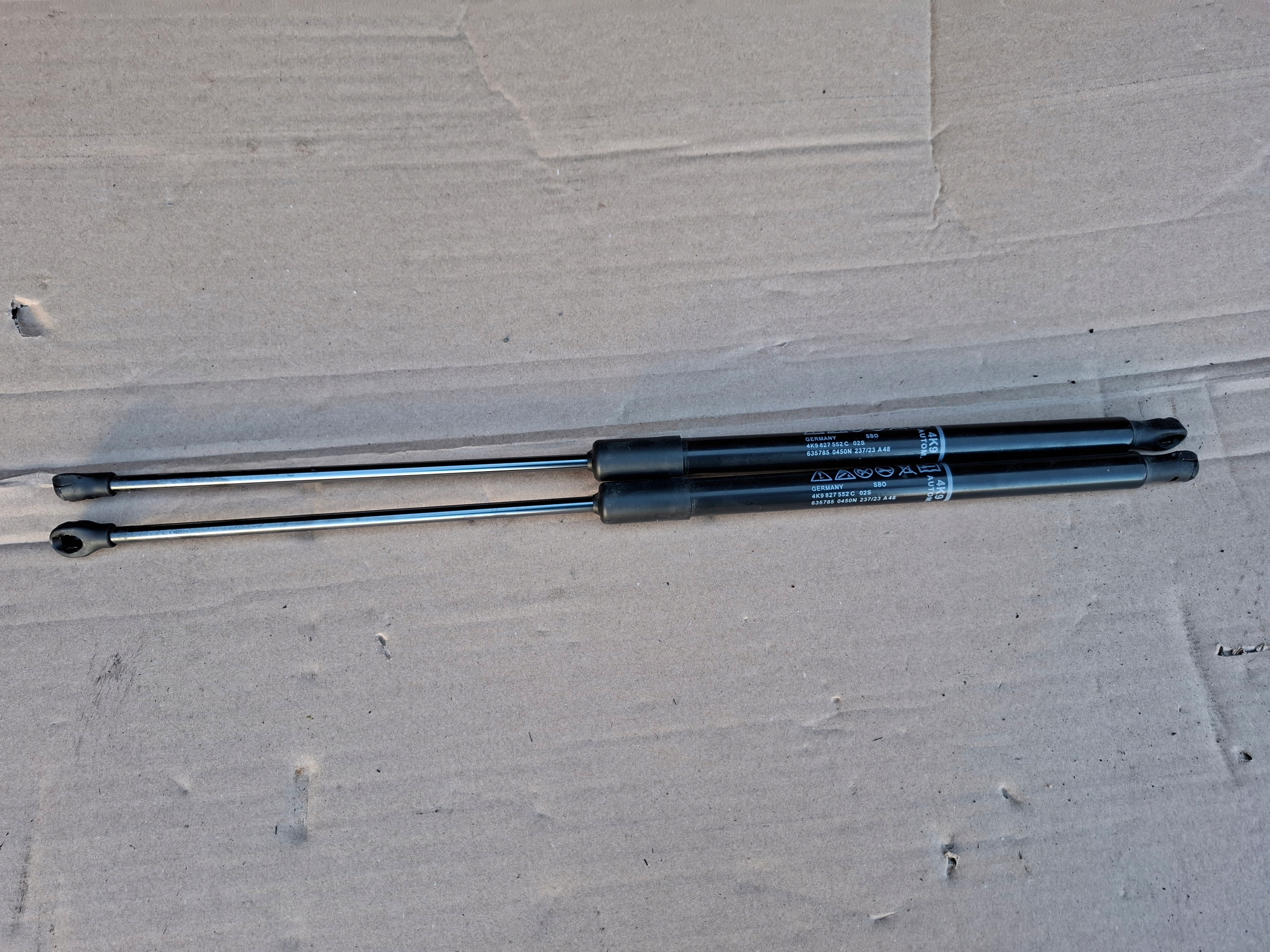telescope damper bonnet AUDI A6 C8 23r 4K 4K9827552C