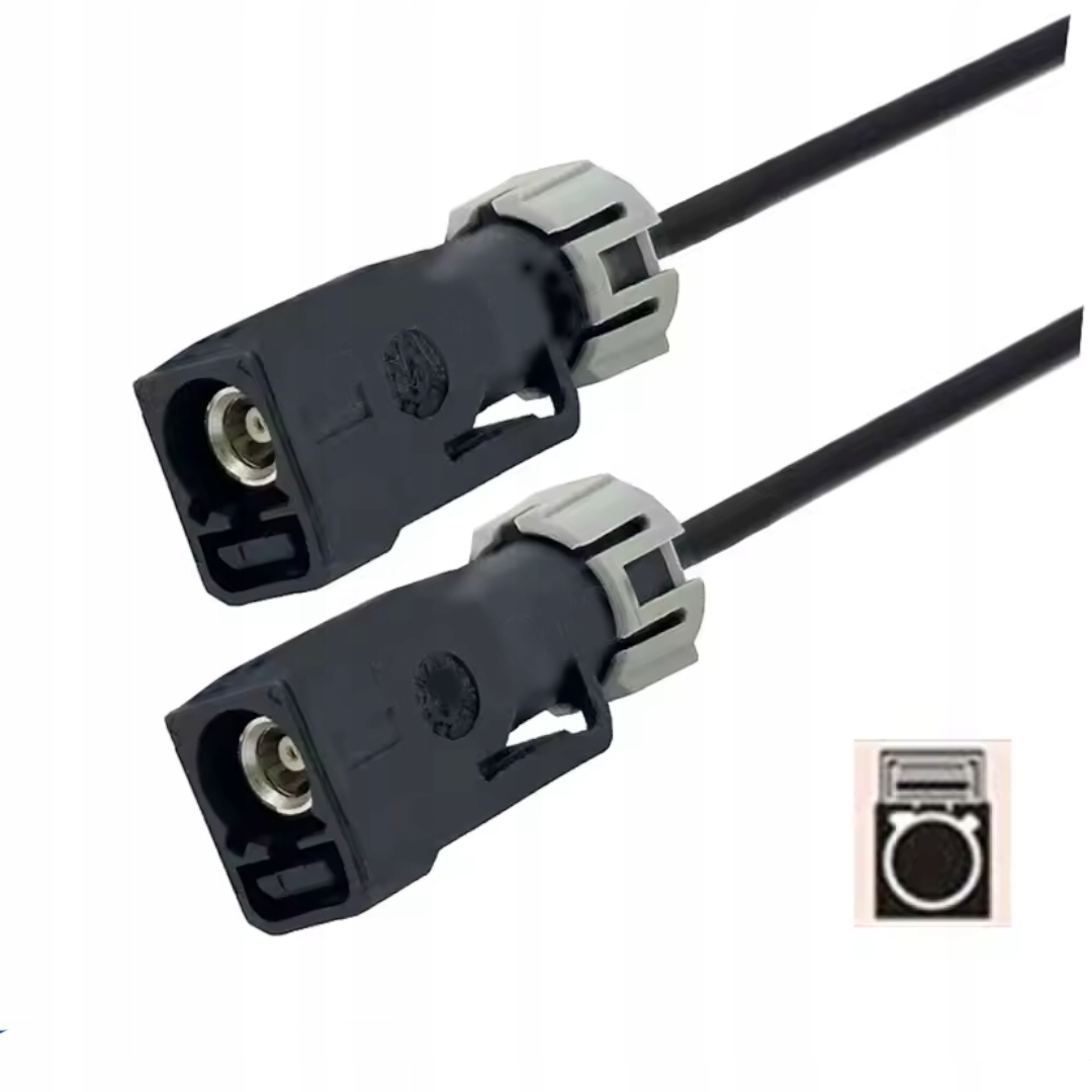 Kabel Fakra A zásuvka Waterproof RG174 3 m