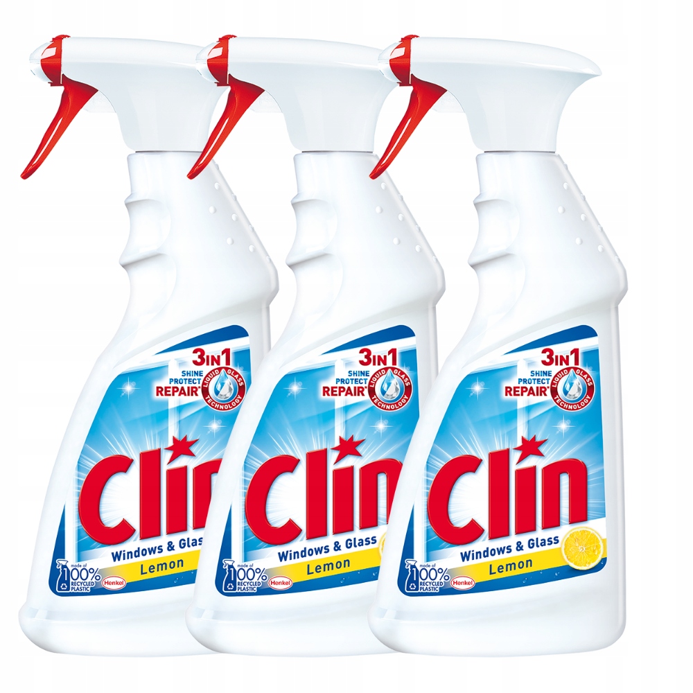 

Płyn do mycia szyb i okien Clin cytrynowy 500ml